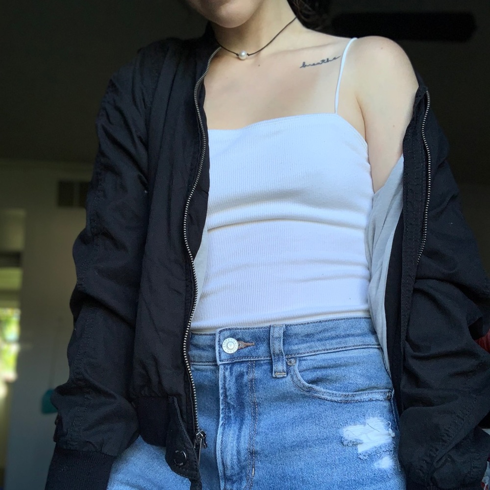 Hollister White Bodysuit